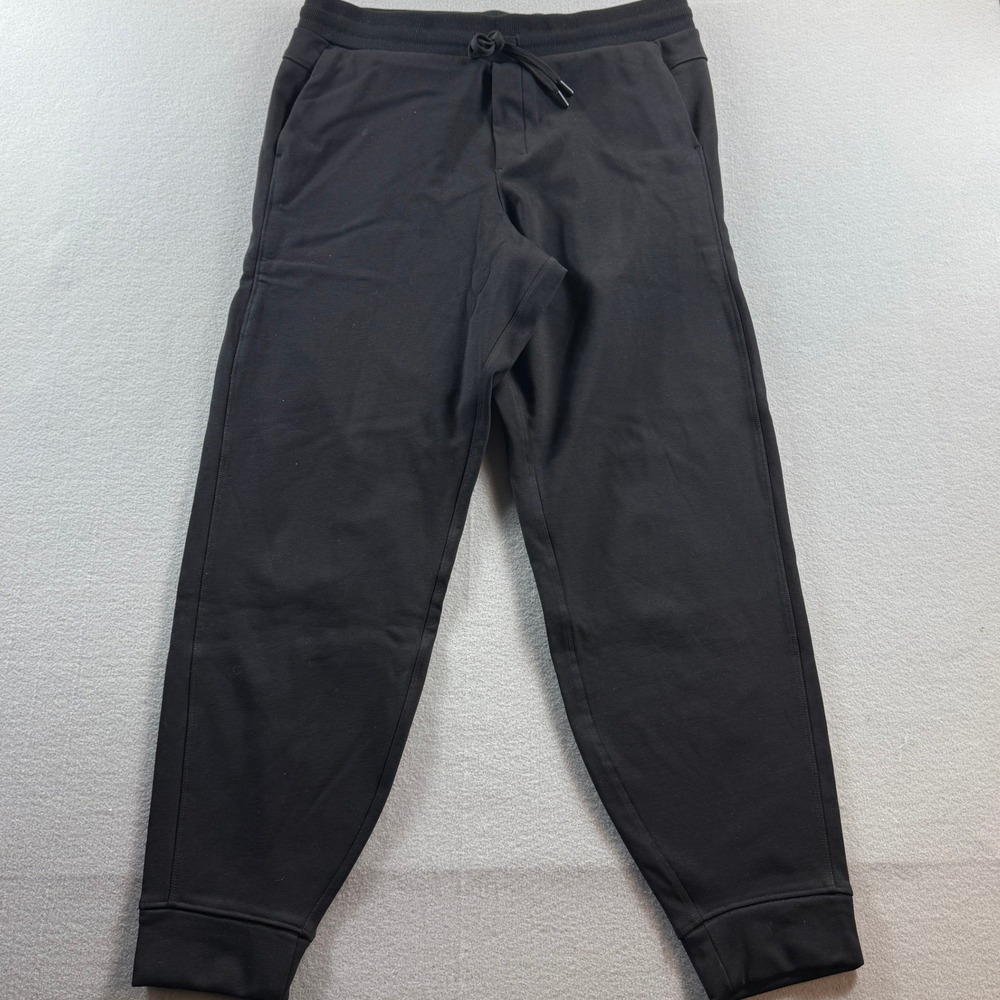 The Gym People Sweat Jogger Men XL Black Tapered Drawstring Fleece Lined Thick